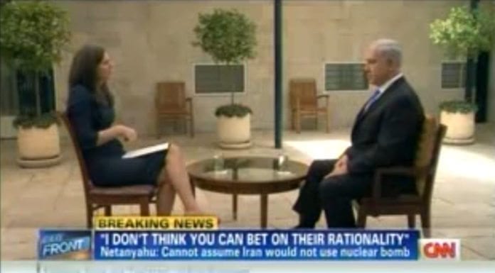 Erin Burnett intervjuer statsminister Benjamin Netanyahu. - Irans atomprogram må reverseres, sier Netanyahu. (Skjermdump fra CNN) Erin Burnett intervjuer statsminister Benjamin Netanyahu. - Irans atomprogram må reverseres, sier Netanyahu. (Skjermdump fra CNN)
