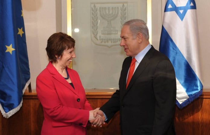 EUs utenriksminister Catherine Ashton var onsdag på statsbesøk i Israel, der hun blant annet møtte statsminister Benjamin Netanyahu. (Foto: Amos Ben Gershom, GPO) EUs utenriksminister Catherine Ashton var onsdag på statsbesøk i Israel, der hun blant annet møtte statsminister Benjamin Netanyahu. (Foto: Amos Ben Gershom, GPO)