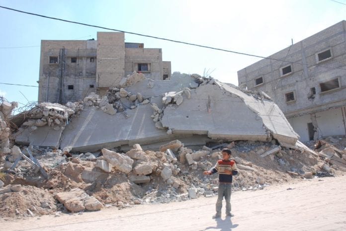 Mange bygninger ble ødelagt på Gaza under krigen mellom Israel og Hamas i årsskiftet 2008/2009. (Foto: Christian Lilleheim) Mange bygninger ble ødelagt på Gaza under krigen mellom Israel og Hamas i årsskiftet 2008/2009. (Foto: Christian Lilleheim)