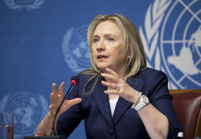 - Vi beklager tapene som rammet det pakistanske militæret, sa USAs utenriksminister Hillary Clinton tirsdag. (Foto: USAs delegasjon i Geneve) - Vi beklager tapene som rammet det pakistanske militæret, sa USAs utenriksminister Hillary Clinton tirsdag. (Foto: USAs delegasjon i Geneve)