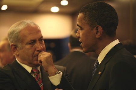 Israels statsminister Benjamin Netanyahu (t.v.) i samtale med USAs president Barack Obama. (Foto: flickr.com) Israels statsminister Benjamin Netanyahu (t.v.) i samtale med USAs president Barack Obama. (Foto: flickr.com)
