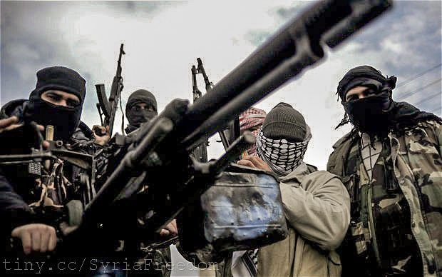 Syriske opprørere får nå etterretningshjelp fra Tyskland. (Illustrasjon: Freedom House, Syria)