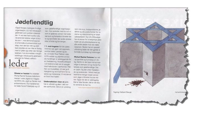 Lederartikkel i LO-Aktuelt nr. 12/2012. Redaksjonen for bladet ble avsluttet 14. august 2012. (Faksmile fra LO-Aktuelt) Lederartikkel i LO-Aktuelt nr. 12/2012. Redaksjonen for bladet ble avsluttet 14. august 2012. (Faksmile fra LO-Aktuelt)