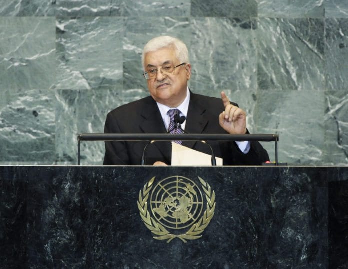PA-president Mahmoud Abbas gir ikke opp håpet om en anerkjennelse av en palestinsk stat fra FN, uten å gå veien om forhandlinger med Israel. (Foto: UN Photo) PA-president Mahmoud Abbas gir ikke opp håpet om en anerkjennelse av en palestinsk stat fra FN, uten å gå veien om forhandlinger med Israel. (Foto: UN Photo)