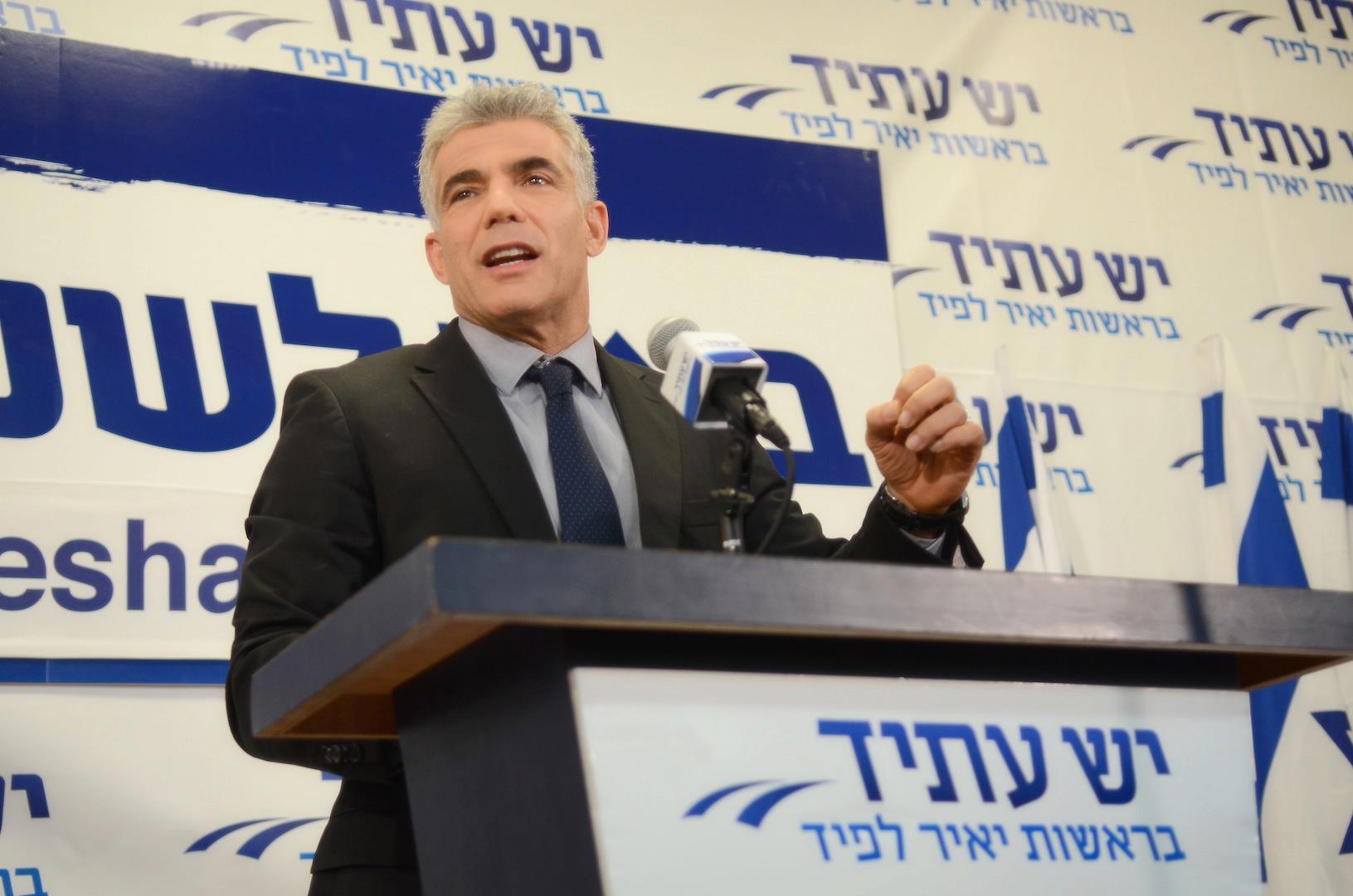 Yesh Atid-sjef Yair Lapid ble intervjuet av det amerikanske Time Magazine denne uken. (Foto: Yesh Atids Facebook-konto)