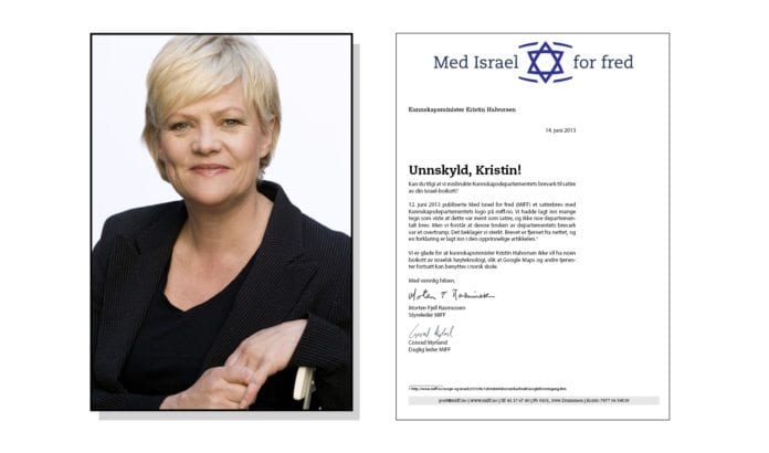 Fredag 14. juni sender MIFF en beklagelse til Kunnskapsdepartementet og kunnskapsminister Kristin Halvorsen. Fredag 14. juni sender MIFF en beklagelse til Kunnskapsdepartementet og kunnskapsminister Kristin Halvorsen.