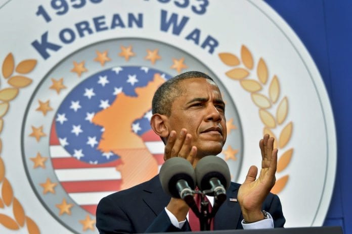 USAs president Barack Obama håper fredsforhandlingene mellom Israel og PA vil føre til to stater. (Foto: Glenn Fawcett, USAs forsvarsdepartement) USAs president Barack Obama håper fredsforhandlingene mellom Israel og PA vil føre til to stater. (Foto: Glenn Fawcett, USAs forsvarsdepartement)