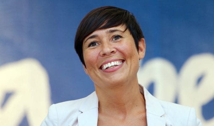 Utenriksminister Ine Marie Eriksen Søreide. (Foto: Kjetil Ree, Wikimedia Commons) Utenriksminister Ine Marie Eriksen Søreide. (Foto: Kjetil Ree, Wikimedia Commons)