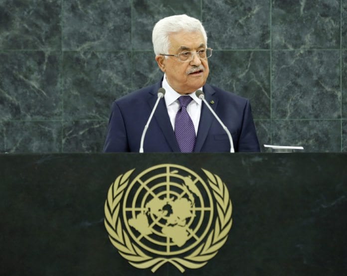 Mahmoud Abbas taler for FNs 68. generalforsamling, 26. september 2013. (Foto: Evan Schneider, UN Photo) Mahmoud Abbas taler for FNs 68. generalforsamling, 26. september 2013. (Foto: Evan Schneider, UN Photo)