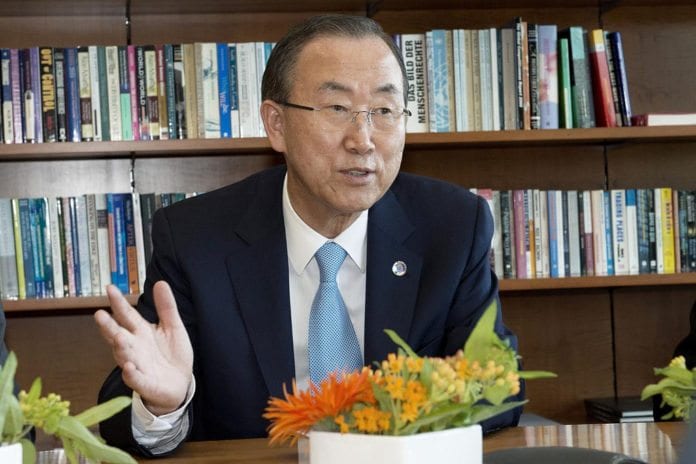 FNs generalsekretær Ban Ki-moon fordømmer det kjemiske angrepet i Damaskus. (Foto: UN Photo Geneva, flickr.com) FNs generalsekretær Ban Ki-moon fordømmer det kjemiske angrepet i Damaskus. (Foto: UN Photo Geneva, flickr.com)