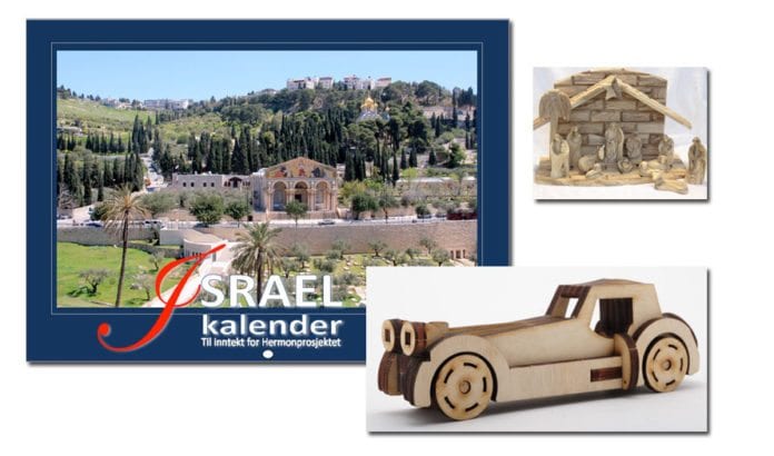 Populære julegaver på torget.miff.no - Israelkalenderen til Hermonprosjektet, julekrybber og 3D-puslespill fra Tabita. Populære julegaver på torget.miff.no - Israelkalenderen til Hermonprosjektet, julekrybber og 3D-puslespill fra Tabita.