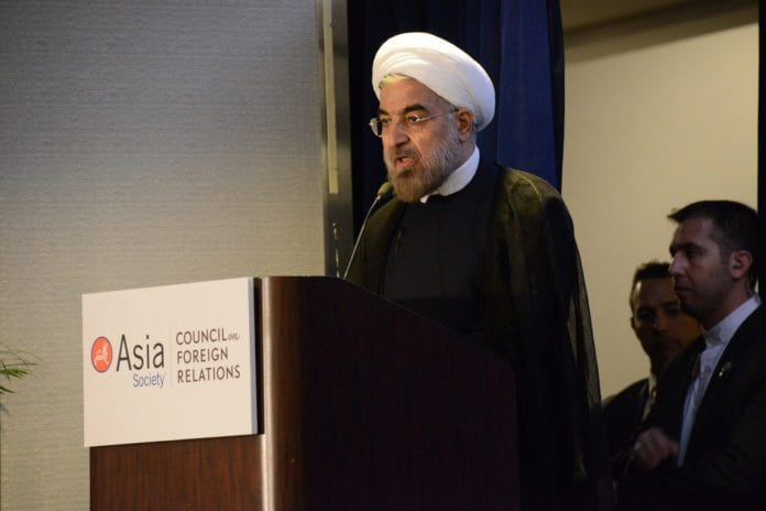 President Hassan Rouhani og Iran er den største trusselen for Israel, konkluderer Mossad i sin årlige rapport om Israels geostrategiske status i Midtøsten. (Illustrasjon: Kenji Takigami, Asia Society, flickr.com) President Hassan Rouhani og Iran er den største trusselen for Israel, konkluderer Mossad i sin årlige rapport om Israels geostrategiske status i Midtøsten. (Illustrasjon: Kenji Takigami, Asia Society, flickr.com)
