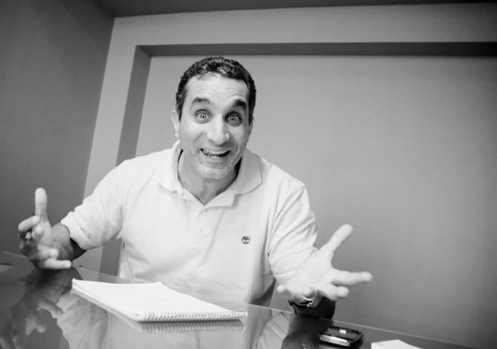 Satirikeren Bassem Youssef kalles ofte Satirikeren Bassem Youssef kalles ofte