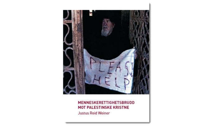 Forsiden til boken. En armensk prest blir holdt som gissel av militante muslimer i Fødselskirken i Betlehem i 2002. (Foto: GPO) Forsiden til boken. En armensk prest blir holdt som gissel av militante muslimer i Fødselskirken i Betlehem i 2002. (Foto: GPO)