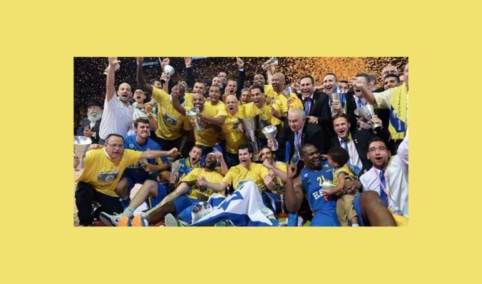 Maccabi Electra Tel Aviv vant Europaligaen i basketball søndag 18. mai 2014. (Foto: Nettsiden til Euroleague) Maccabi Electra Tel Aviv vant Europaligaen i basketball søndag 18. mai 2014. (Foto: Nettsiden til Euroleague)