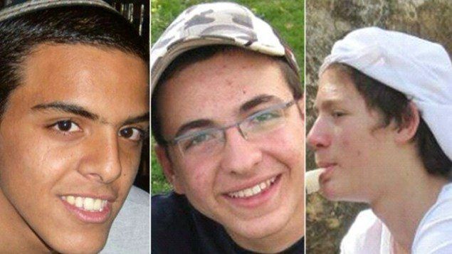 Dette er de tre kidnappede israelske tenåringene Eyal Yifrach, Gil-ad Shaar og Naftali Frenkel. (Foto: Privat) Dette er de tre kidnappede israelske tenåringene Eyal Yifrach, Gil-ad Shaar og Naftali Frenkel. (Foto: Privat)