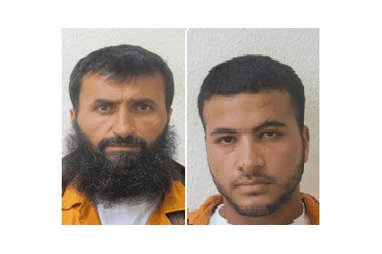 Ziad Awad og sønnen Izz Eddin Hassan Ziad Awad er tiltalt for drapet på den israelske fembarnsfaren Baruch Mizrahi 14. april. (Foto: Shin Bet) Ziad Awad og sønnen Izz Eddin Hassan Ziad Awad er tiltalt for drapet på den israelske fembarnsfaren Baruch Mizrahi 14. april. (Foto: Shin Bet)