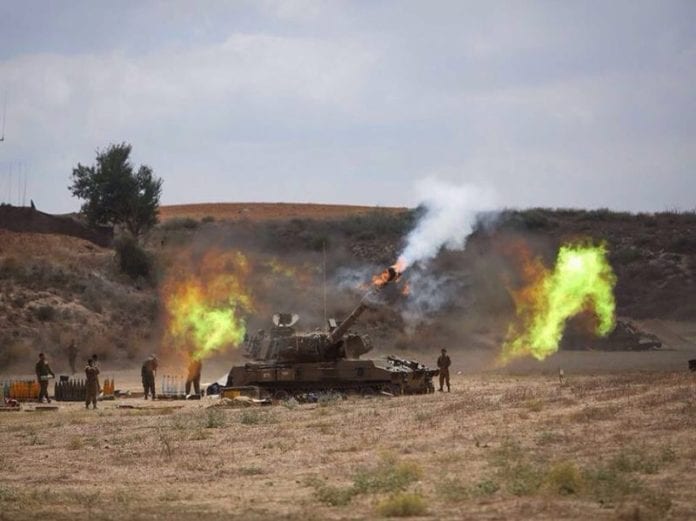 Israelsk artilleri som deltok under operasjon Skarp Beskyttelse mot Hamas-regimet på Gaza-stripen i juli 2014. (Foto: IDF) Israelsk artilleri som deltok under operasjon Skarp Beskyttelse mot Hamas-regimet på Gaza-stripen i juli 2014. (Foto: IDF)