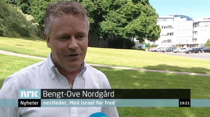 Bengt-Ove Nordgård, nestleder i MIFFs hovedstyre, på NRK Dagsrevyen 19. juli 2014. (Skjermdump fra NRK) Bengt-Ove Nordgård, nestleder i MIFFs hovedstyre, på NRK Dagsrevyen 19. juli 2014. (Skjermdump fra NRK)