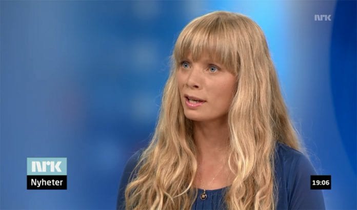 Marthe Heian-Engdal ble brukt som Midtøsten-ekspert av NRK på Dagsrevyen tirsdag 8. juli. (Foto: Skjermdump fra NRK) Marthe Heian-Engdal ble brukt som Midtøsten-ekspert av NRK på Dagsrevyen tirsdag 8. juli. (Foto: Skjermdump fra NRK)