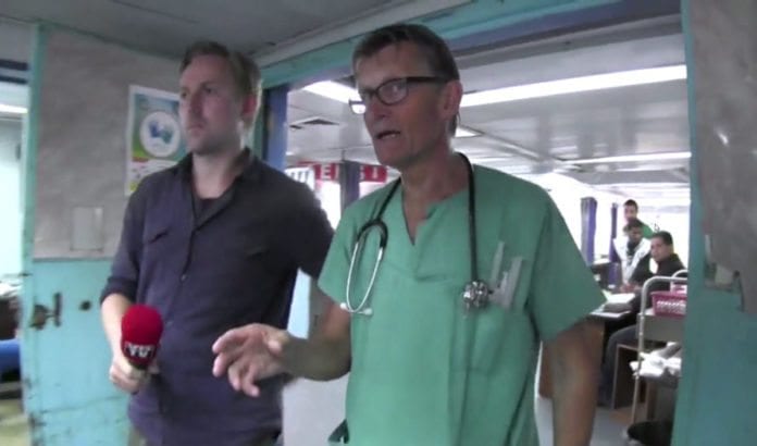 Mads Gilbert hevder 90 prosent av de drepte er sivile. Aldersprofilen på de drepte antyder noe helt annet. (Skjermdump fra VG TV 14. juli 2014) Mads Gilbert hevder 90 prosent av de drepte er sivile. Aldersprofilen på de drepte antyder noe helt annet. (Skjermdump fra VG TV 14. juli 2014)