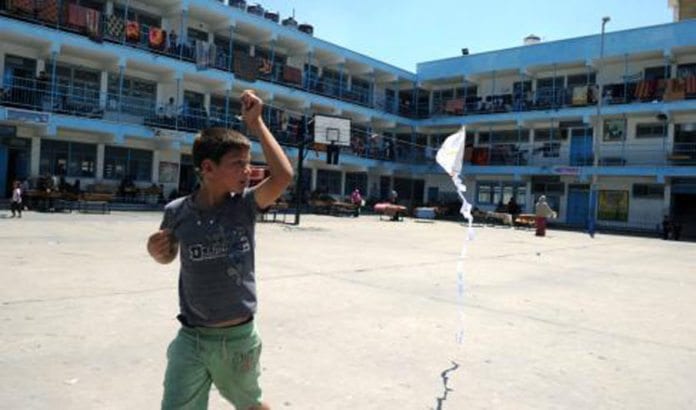 En av UNRWAs skoler i Gaza, som nå brukes som tilfluktssted for flyktninger. (Illustrasjonsfoto: UNRWA) En av UNRWAs skoler i Gaza, som nå brukes som tilfluktssted for flyktninger. (Illustrasjonsfoto: UNRWA)