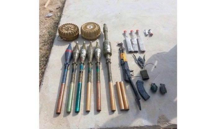 IDF har beslaglagt blant annet disse Hamas-våpen etter en trefning for noen dager siden. (Foto: IDF) IDF har beslaglagt blant annet disse Hamas-våpen etter en trefning for noen dager siden. (Foto: IDF)