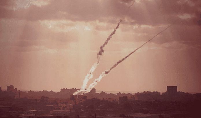 Rakettangrep fra Gaza mot Israel. (Illustrasjonsfoto: IDF / Flickr.com) Rakettangrep fra Gaza mot Israel. (Illustrasjonsfoto: IDF / Flickr.com)