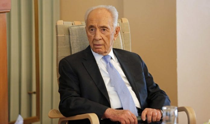 Israels tidligere president Shimon Peres under statsbesøket i Norge, på Nobelinstituttet i Oslo 13. mai 2014. (Foto: Tor-Bjørn Nordgaard) Israels tidligere president Shimon Peres under statsbesøket i Norge, på Nobelinstituttet i Oslo 13. mai 2014. (Foto: Tor-Bjørn Nordgaard)