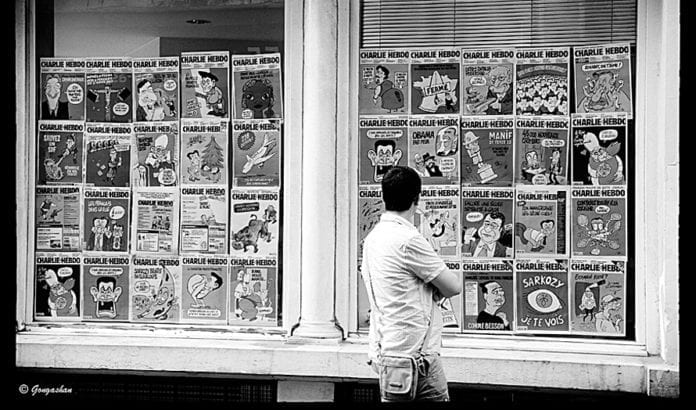 Tolv mennesker ble drept i terrorangrepet mot satiremagasinet Charlie Hebdo i Paris 7. januar 2015. (Illustrasjonsfoto: Gongashan, flickr.com) Tolv mennesker ble drept i terrorangrepet mot satiremagasinet Charlie Hebdo i Paris 7. januar 2015. (Illustrasjonsfoto: Gongashan, flickr.com)