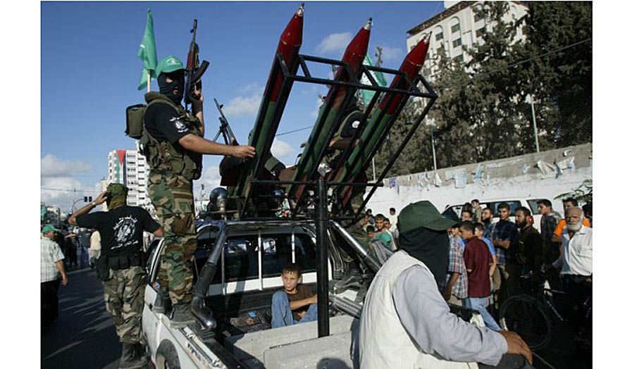 Terrorister fra Hamas. (Illustrasjonsfoto: IDFs blogg)