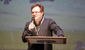Styreleder Morten Fjell Rasmussen ønsket velkommen til MIFFs landsmøte 2015. (Foto: Tor-Bjørn Nordgaard)