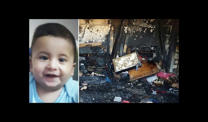 18 måneder gamle Ali Dawabsheh ble drept i mordbrannangrepet mot familiens hjem i Duma på Vestbredden 31. juli. (Foto: Privat via Ynetnews.com) 18 måneder gamle Ali Dawabsheh ble drept i mordbrannangrepet mot familiens hjem i Duma på Vestbredden 31. juli. (Foto: Privat via Ynetnews.com)