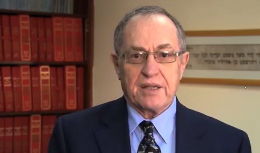 Alan Dershowitz. (Skjermdump fra video)