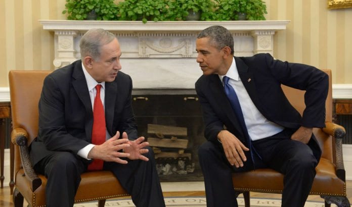 Israels statsminister Benjamin Netanyahu håper USAs president Barack Obama innvilger en økning i støtten til det israelske forsvaret. (Foto: PMO / Flickr.com / CC) Israels statsminister Benjamin Netanyahu håper USAs president Barack Obama innvilger en økning i støtten til det israelske forsvaret. (Foto: PMO / Flickr.com / CC)