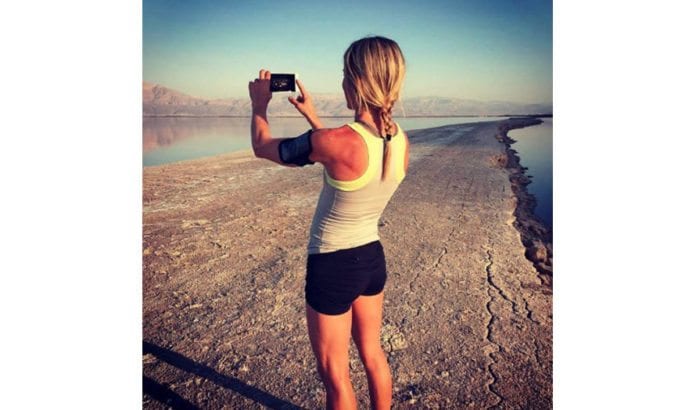 Torsdag 7. april publiserte Therese Johaug dette bildet på sin nettside. (Skjermdump fra theresejohaug.no) Torsdag 7. april publiserte Therese Johaug dette bildet på sin nettside. (Skjermdump fra theresejohaug.no)