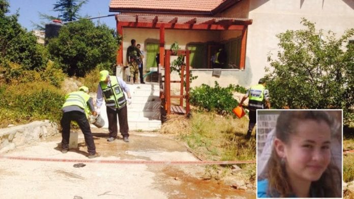 Her ble 13 år gamle Hallel Yaffa Ariel brutalt knivdrept mens hun sov 30. juni 2016. Dette er et av angrepene som har fått Israel til å iverksette ekstraordinære sikkerhetstiltak. (Foto: Zaka Rescue Service / innfelt privat) Her ble 13 år gamle Hallel Yaffa Ariel brutalt knivdrept mens hun sov 30. juni 2016. Dette er et av angrepene som har fått Israel til å iverksette ekstraordinære sikkerhetstiltak. (Foto: Zaka Rescue Service / innfelt privat)