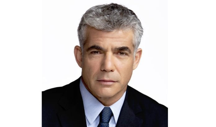 Yesh Atids grunnlegger og partileder Yair Lapid. (Foto: Wikimedia Commons) Yesh Atids grunnlegger og partileder Yair Lapid. (Foto: Wikimedia Commons)
