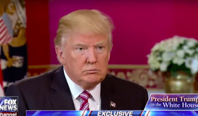 I et intervju med TV-kanalen Fox sier Trump at det er for tidlig å prate om flytting av USAs ambassade. (Foto: Skjermdump YouTube) I et intervju med TV-kanalen Fox sier Trump at det er for tidlig å prate om flytting av USAs ambassade. (Foto: Skjermdump YouTube)