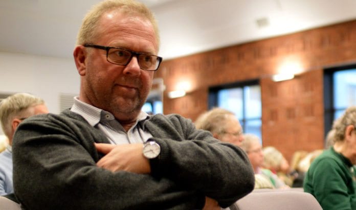 Jan Olav Andersen, forbundsleder i EL og IT Forbundet, og Fagforbundet har ikke gitt opp å få LO-kongressen med på å støtte full boikott av Israel. (Foto: Nei til EU, flickr) Jan Olav Andersen, forbundsleder i EL og IT Forbundet, og Fagforbundet har ikke gitt opp å få LO-kongressen med på å støtte full boikott av Israel. (Foto: Nei til EU, flickr)