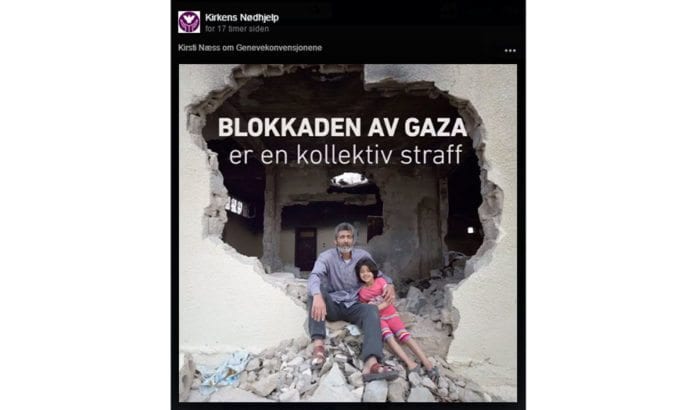Blokaden av Gaza er ikke en kollektiv straff, slik Kirkens Nødhjelp hevder, men et sikkerhetstiltak for å hindre at islamistiske terrorgrupper får våpen og ammunisjon. Blokaden av Gaza er ikke en kollektiv straff, slik Kirkens Nødhjelp hevder, men et sikkerhetstiltak for å hindre at islamistiske terrorgrupper får våpen og ammunisjon.