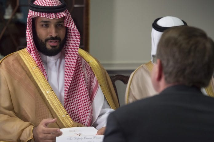 Mohammed bin Salman Den saudiarabiske kronprinsen Mohammed bin Salman angriper Irans øverste leder. (Foto: Adrian Cadiz/Flickr)