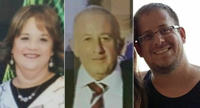 Terrorofre Chaya, Yosef og Elad Salomon ble knivstukket og drept i et brutalt terrorangrep i juli 2017. (Fotomontasje: Privat)