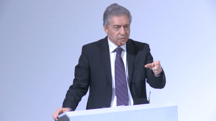 Yossi Beilin Den tidligere israelske ministeren Yossi Beilin hadde foredrag i Oslo om hva zionisme er. (Foto: Skjermdump)