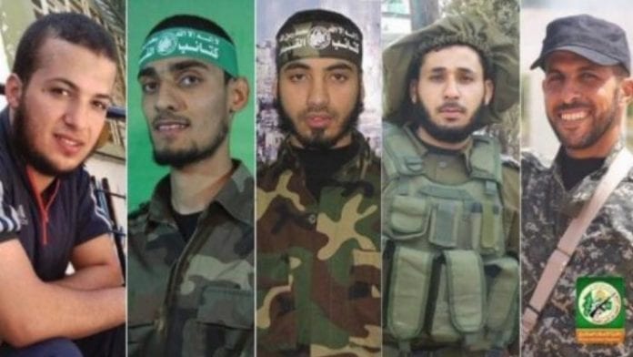 hamas5 Fem av de drepte var soldater i den islamistiske terrorgruppen Hamas.