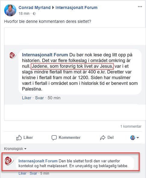 Skjermdump fra Facebook-siden.