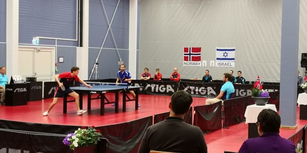Eskil Lindholm til venstre og Michael Tauber til høyre. (Foto: Yossi Salpeter)