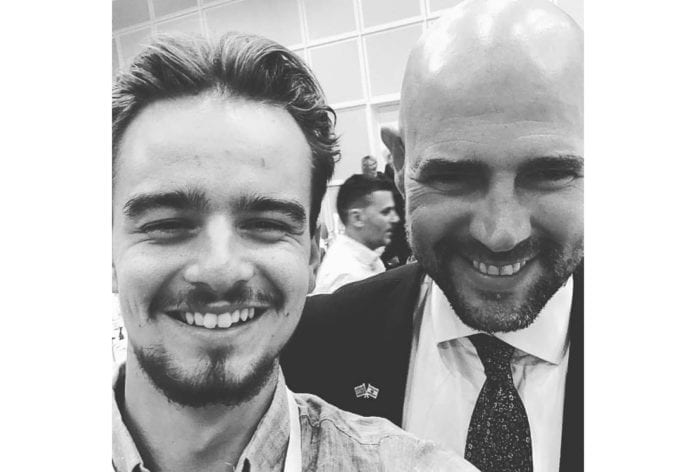 Preben Dimmen (t.v) sammen med Knesset-medlem Amir Ohana på MIFFs Israelkonferanse siste helg i april. (Foto: Privat/ Facebook) Preben Dimmen (t.v) sammen med Knesset-medlem Amir Ohana på MIFFs Israelkonferanse siste helg i april. (Foto: Privat/ Facebook)
