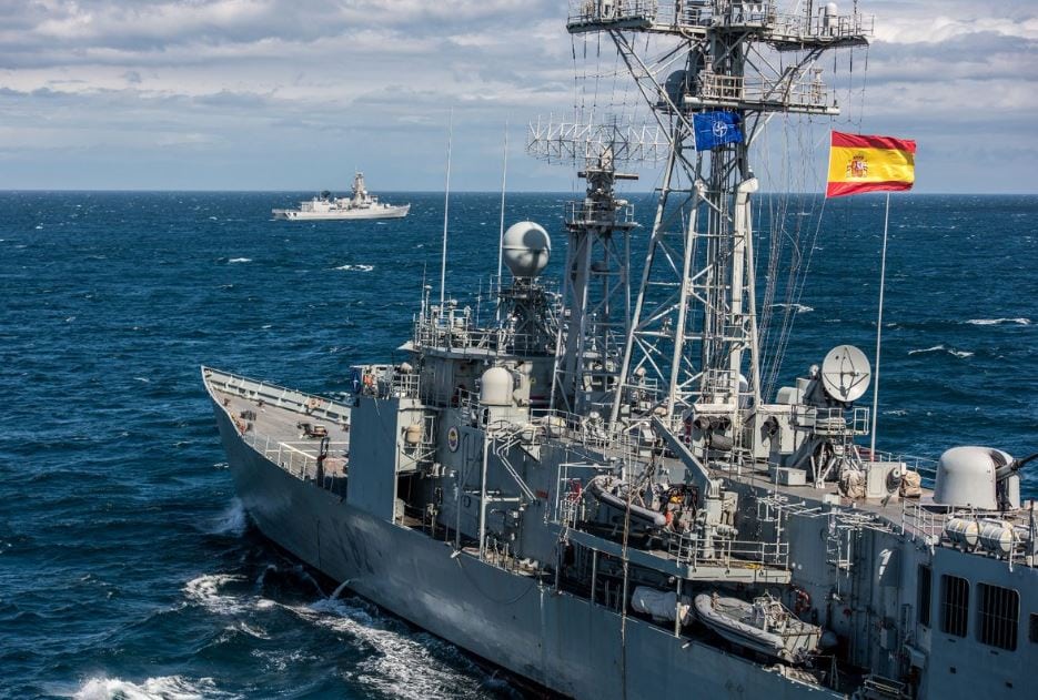 Den spanske fregatten Victoria. (Foto: IDF)