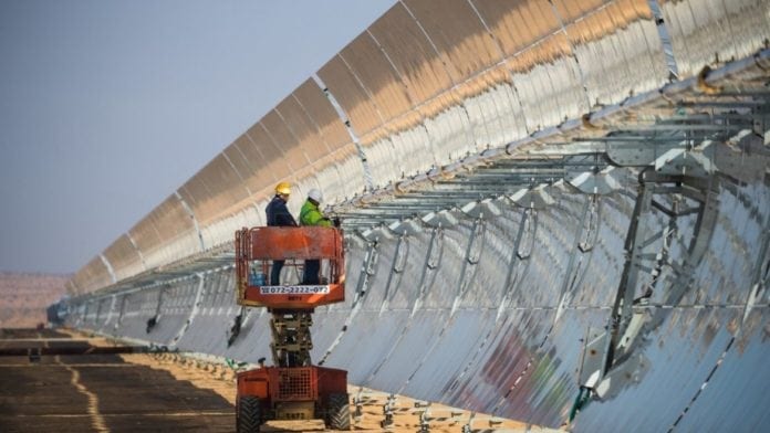 Solcelleanlegg Israel har godkjent planer for stort solcelleanlegg som skal forsyne Gazastripen med strøm. (Foto: Negev Energy)
